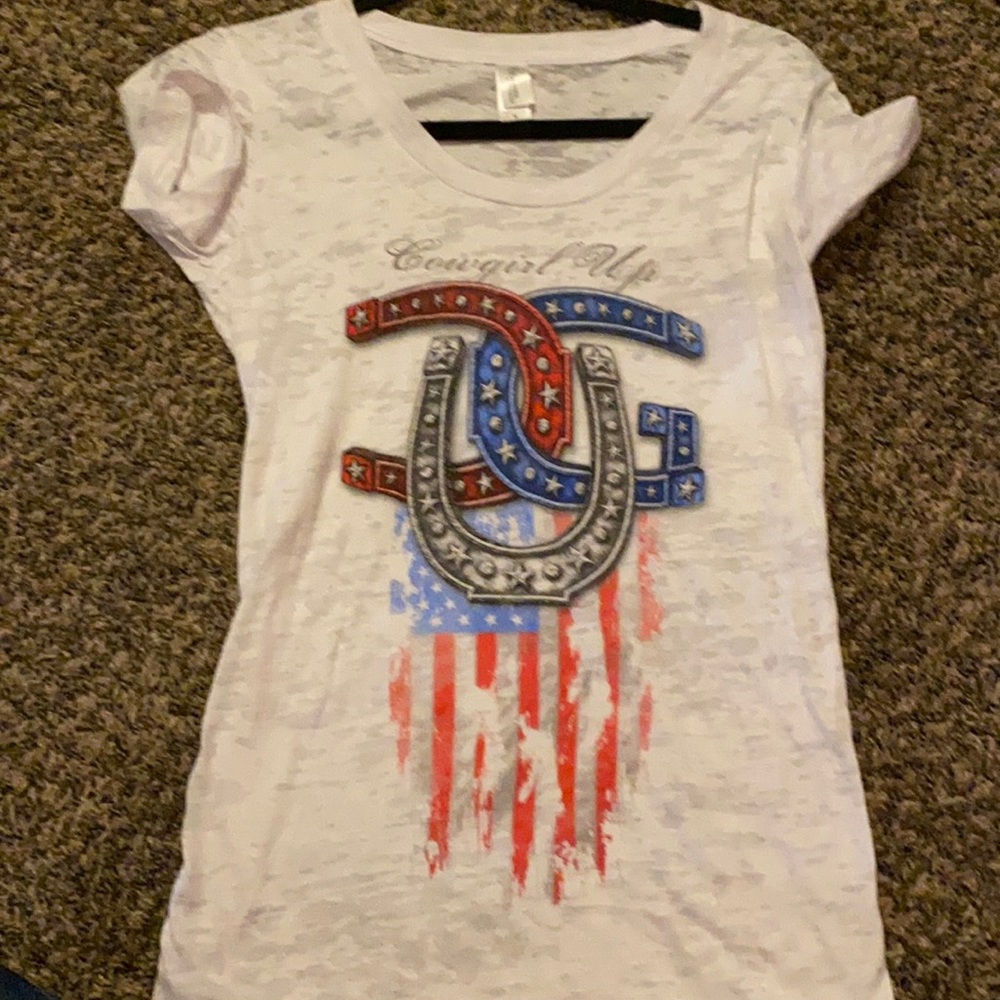 New Cowgirl Up Western Tshirt